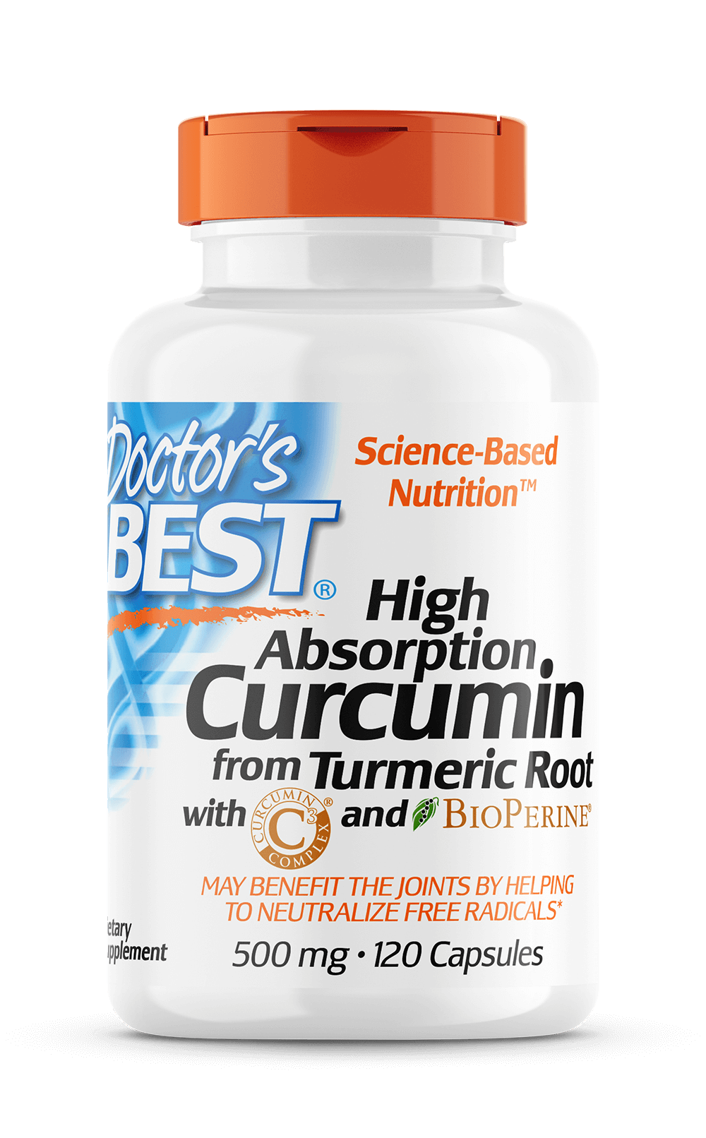 Doctor's Best High Absorption Curcumin C³ with BioPerine (500mg) 120 Capsules curcumin,curcumin c3 complex,doctor's best,High Absorption Curcumin C³ with BioPerine,issues,turmeric