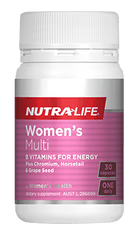 Nutralife Women's Multi 30 Capsules - Comprehensive Daily Supplement for Women daily supplement for women,health supplements for women,Nutralife multi capsules,optimized,women's multivitamin