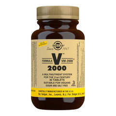 Solgar VM 2000 Multi Nutrient 30 Tablets daily vitamins,formula vm-2000,issues,multi,Multi vitamins,multivitamins,Solgar,Solgar nz,vegans,vitamins,vitamins and minerals,Vitamins and Supplements,vitamins minerals,vm,vm 2000,vm2000