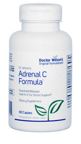 Dr Wilson's Adrenal C Formula | Sustained Release Vitamin C For Stress Support | Dietary Supplement 90 Caplets
