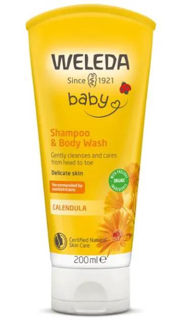 Weleda Calendula Baby Shampoo & Body Wash 200ml