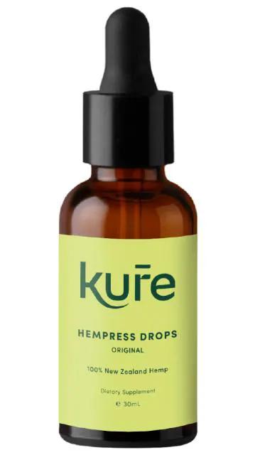 Kure Hempress Drops Original - Supports Daily Health And Wellness, Dietary Supplement (30 ml)