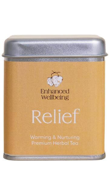 Enhanced Wellbeing Relief Premium Herbal Tea - Warming & Nurturing Advanced liver support,ageing,Andropausal men,anti-angiogenic and neuroprotective functions,anti-inflammatory,anti-stress herbal tea,antioxidant,antioxidant Digestion gallbladder liver fun