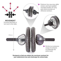 66FIT Ab And Core Power Wheel - With Kneel Pad - image 2
