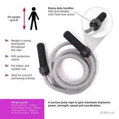 66FIT Weighted Jumprope - Adjustable Length - image 2