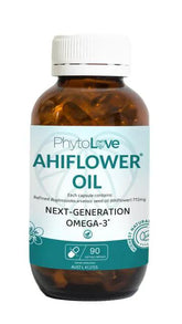 PhytoLove Ahiflower Oil Supports Heart Health And Cognition Caps 90