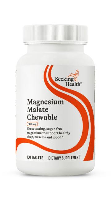 Seeking Health Magnesium Malate Chewable 100 Tablets
