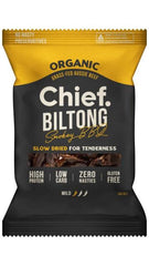 Chief Nutrition Biltong Smokey BBQ High Protein Beef Snack 30g
