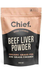 Chief Nutrition Beef Liver Powder Iron Boost Dietary Supplement 180g