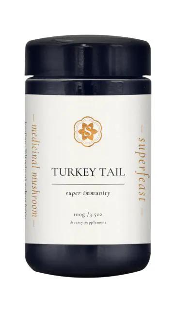 SuperFeast Turkey Tail Immune Support Mushroom Supplement 100g