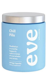 Eve Chill Pills Calming Stress Support Natural Herbal Dietary Supplement 90 Vege Capsules