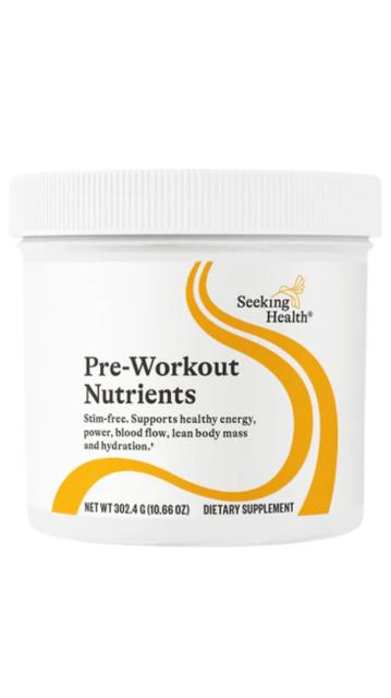 Seeking Health Pre-Workout Nutrients 302gm