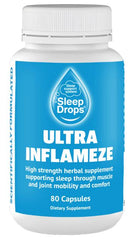 Sleep Drops Ultra Inflameze Joint Support Herbal Supplement For Joint Mobility And Sleep Comfort 80 Capsules