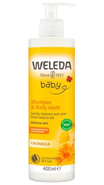 Weleda Calendula Baby Shampoo & Body Wash 400ml