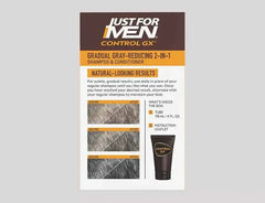JFM Control GX 2-1 Shampoo & Conditioner 118ml hair care,JFM Control GX 2-1,JFM Control GX 2-1 Shampoo & Conditioner,Just For Men Conditioner,Just For Men Shampoo,Wash Away Grey Hair