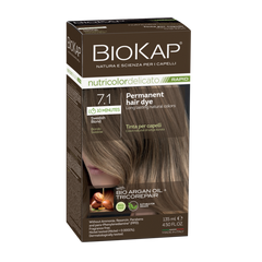 Biokap Nutricolor Delicato Rapid 7.1 Swedish Blond Permanent Hair Dye biokap,hair dye,issues,naural hair color