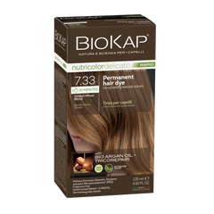 Biokap Nutricolor Delicato Rapid 7.33 Golden Blond Wheat Permanent Hair Dye biokap,hair dye,issues,naural hair color