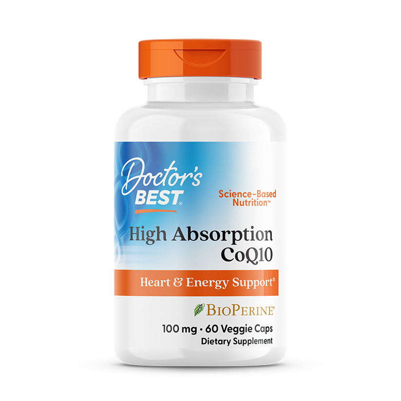 Doctor's Best High Absorption CoQ10 100mg 60 Veggie Caps