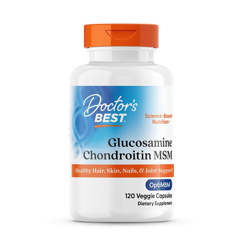 Doctor's Best Glucosamine Chondroitin MSM 120 Veggie Caps