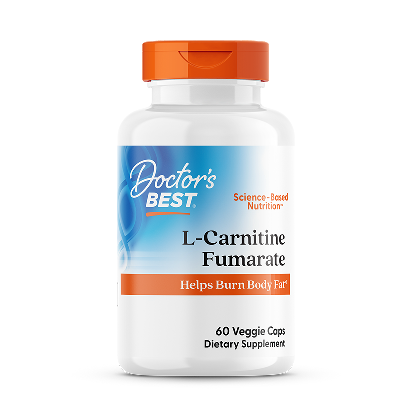 Doctor's Best L-Carnitine Fumarate 855mg 60 Veggie Caps