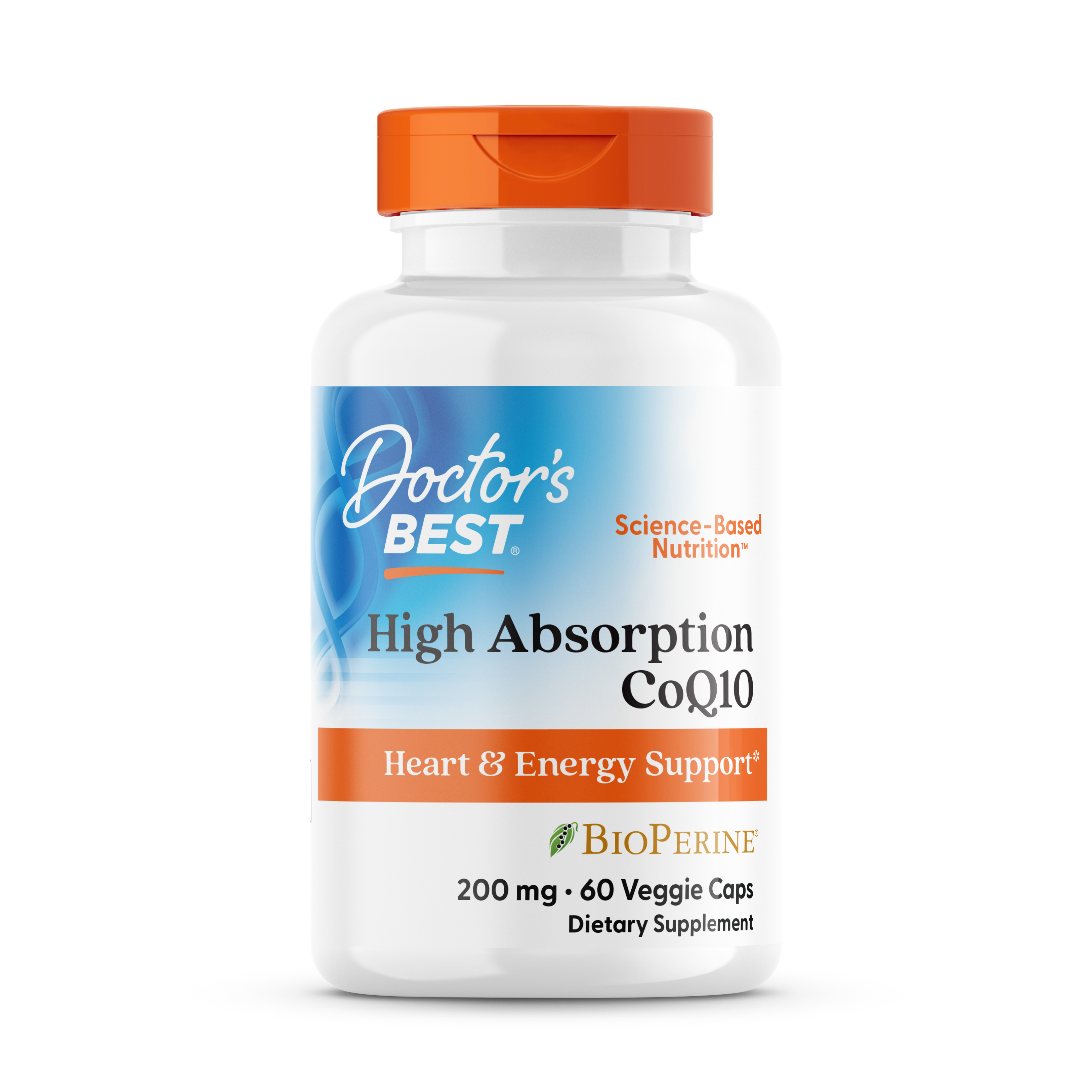 Doctor's Best High Absorption CoQ10 200mg 60 Veggie Caps