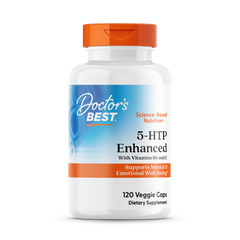 Doctor's Best 5-HTP Enhanced with Vitamins B6 and C 120 Veggie Caps
