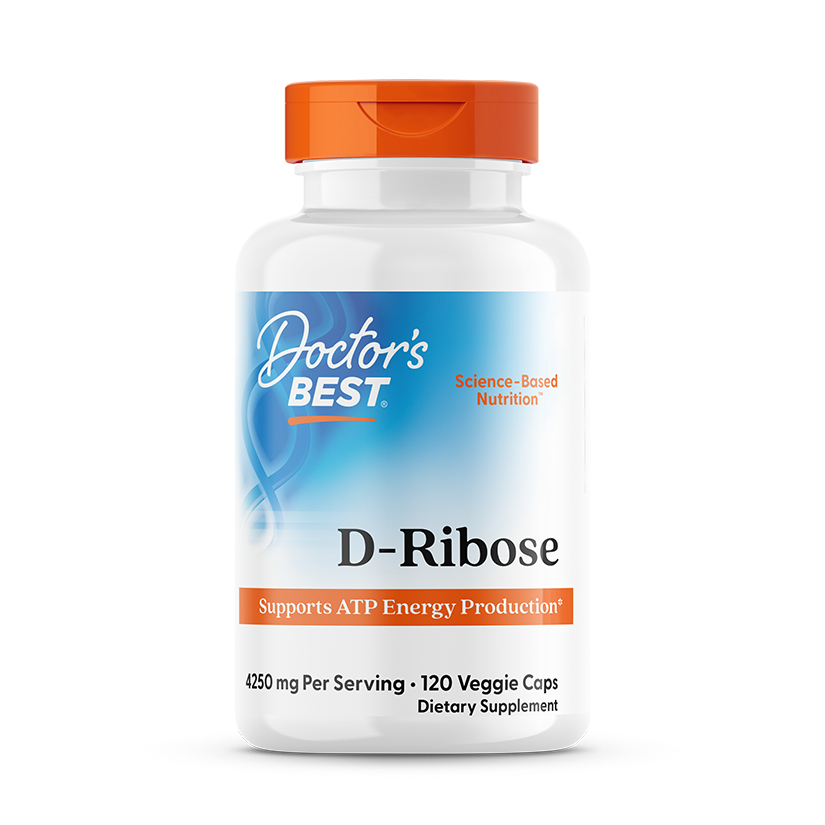 Doctor's Best D-Ribose BioEnergy Ribose 120 Veggie Caps