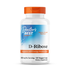 Doctor's Best D-Ribose BioEnergy Ribose 120 Veggie Caps