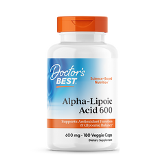 Doctor's Best Alpha-Lipoic Acid 600mg 60 Veggie Caps