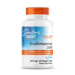 Doctor's Best Benfotiamine 300mg 60 Veggie Caps