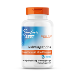 Doctor's Best Ashwagandha with Sensoril 125mg 60 Veggie Caps