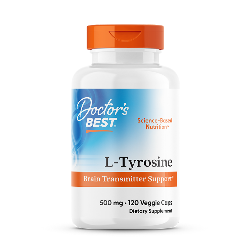 Doctor's Best L-Tyrosine 500mg 120 Veggie Caps