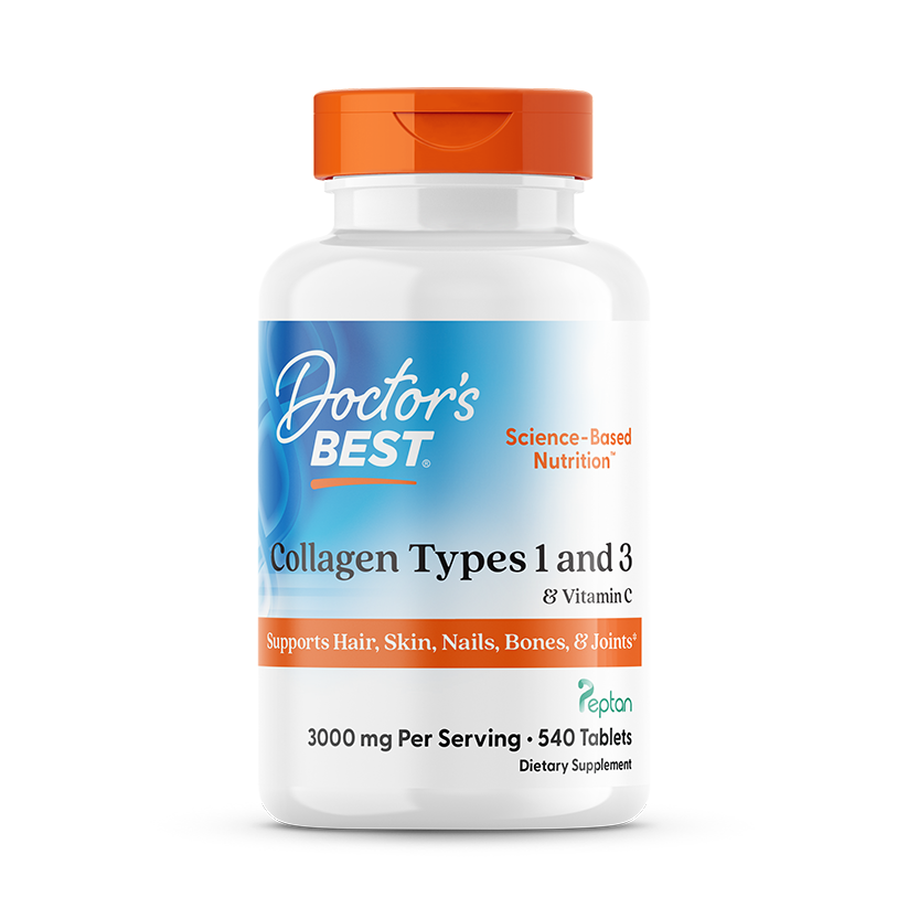 Doctor's Best Collagen Types 1 & 3 with Vitamin C 1000mg 180 Tablets