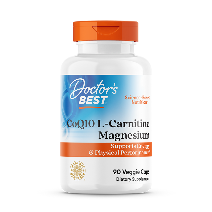 Doctor's Best CoQ10 L-Carnitine Magnesium 90 Veggie Caps