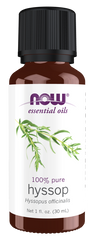 NOW Hyssop Essential Oil Supports Respiratory Health