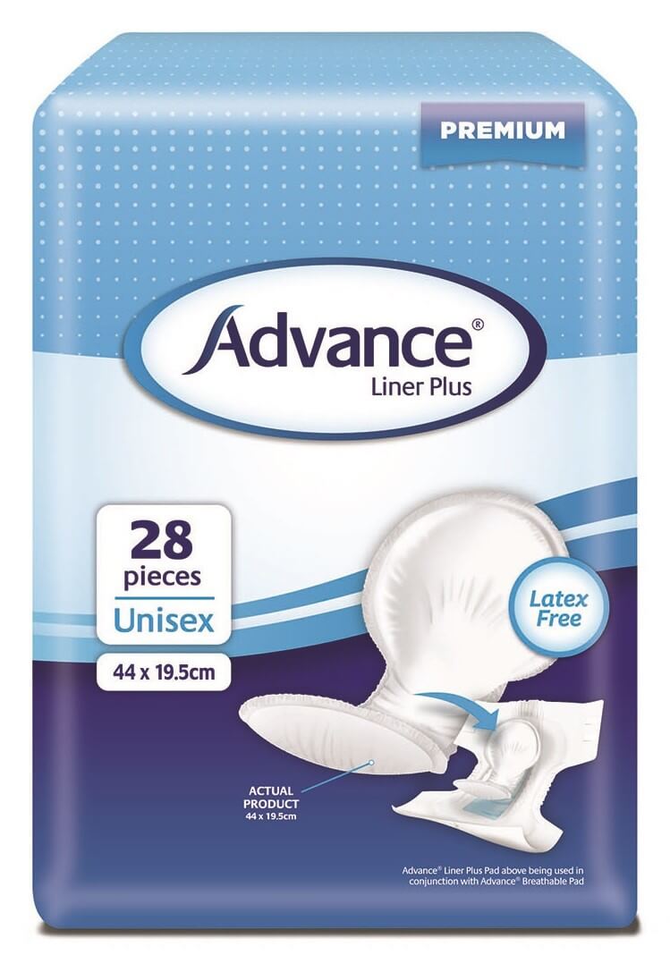 Advance® Liner Plus Pads absorbent products,faecal contamination,issues,Liner Plus Pads,protecting,urine/excess liquid