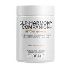 Codeage GLP-Harmony Companion+ Supports GLP-1 Wellness and Metabolic Health Dietary Supplement 60 Capsules
