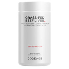 Codeage Grass Fed Beef Liver 180c