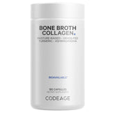 Codeage Bone Broth Collagen Supports Joint Health and Mobility Dietary Supplement 180 Capsules