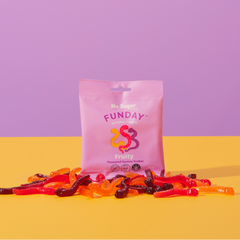 Funday Natural Sweets Fruity Gummy Snakes 50g Sugar-Free
