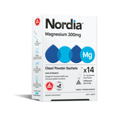Nordia Magnesium 300mg 14 Pack | Supports Muscle Health and Nervous System Function | Dietary Supplement