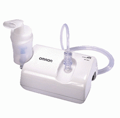 Omron NEC 801 nebuliser - Compact and efficient compressor nebuliser for respiratory relief.