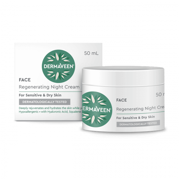 Dermaveen REGENERATING NIGHT CREAM 50 ml dry skin,dry skin cream,dry skin gel,dry skin wash,issues,itchy dry skin,night cream,regenerating,REGENERATING NIGHT CREAM,very dry skin
