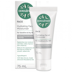 Dermaveen Hydrating Facial Moisturiser 75 ml cetaphil,cetaphil moisturising,dermaveen,DermaVeen Oatmeal Conditioner,dermaveen extra hydrating intensive cream,DERMAVEEN SENSITIVE RELIEF ECZEMA LOTION,DERMAVEEN SENSITIVE RELIEF ECZEMA OINTMENT,dry skin,dry