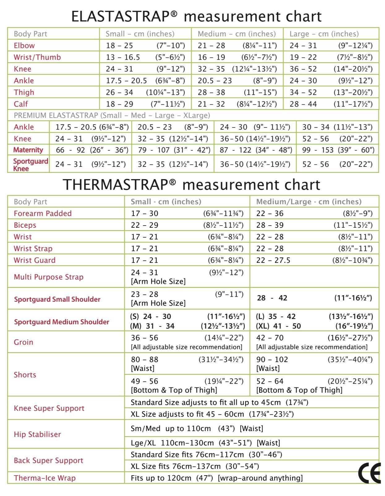 Thermastrap Ankle/Foot Support 3mm
