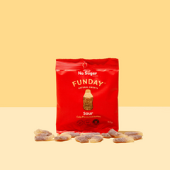 Funday Natural Sweets Sour Cola Bottles 50g Sugar-Free