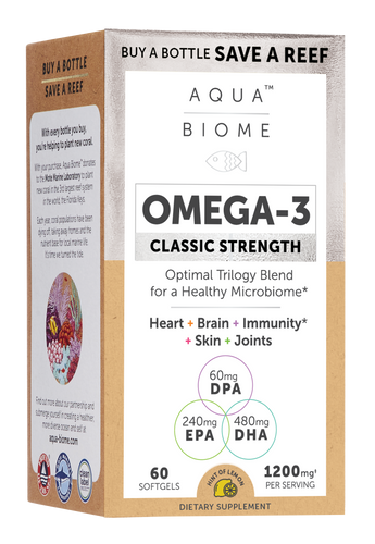 Enzymedica Aqua Biome Fish Oil Classic Strength 60 softgels Enzymedica,Enzymedica aqua biome fish oil,fish oil,issues