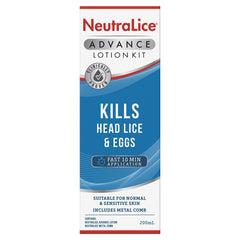 Neutralice Advance Lotion 200ml Clinically proven,Fast and effective treatment technology,Includes a metal comb,issues,Kills head lice and their eggs,Neutralice Advance Lotion,Suitable for senstive skin