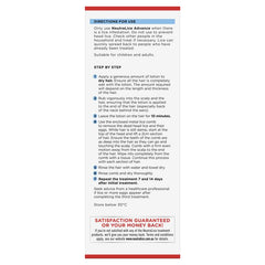 Neutralice Advance Family Value Pack 475ml Clinically proven,Fast and effective treatment technology,Includes a metal comb,issues,Kills head lice and their eggs,Neutralice Advance Family Value Pack,Suitable for senstive skin