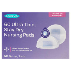 Lansinoh Ultra Thin Nursing Pad 60s BLUE LOCK,DRY NURSING PADS,Holds 20x weight in moisture,issues,ultra thin,Waterproof design